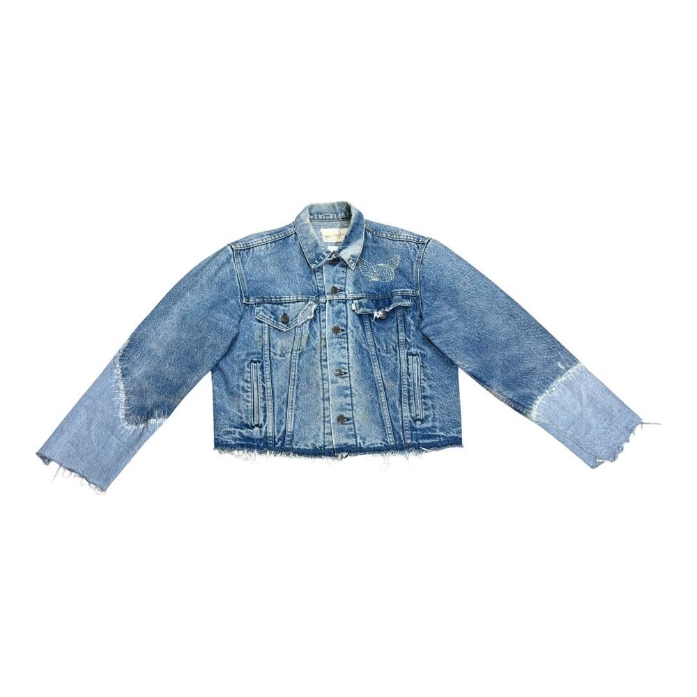 Gallery Dept Rare Cropped Denim Jacket Born To Die Levi Small